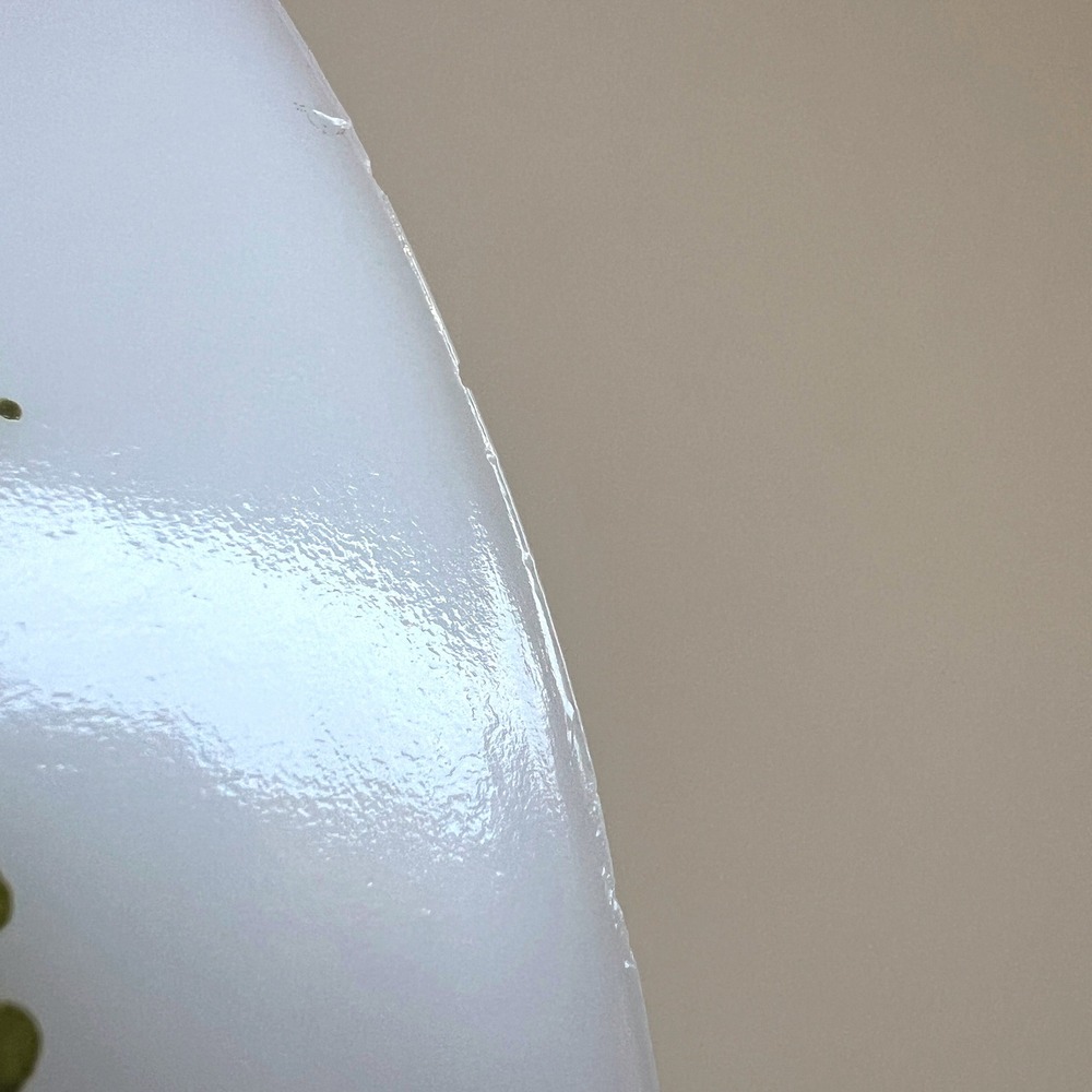 Vintage Glasbake Green Daisy Divided Milk Glass Serving Casserole Dish J2352 - Picture 13 of 16